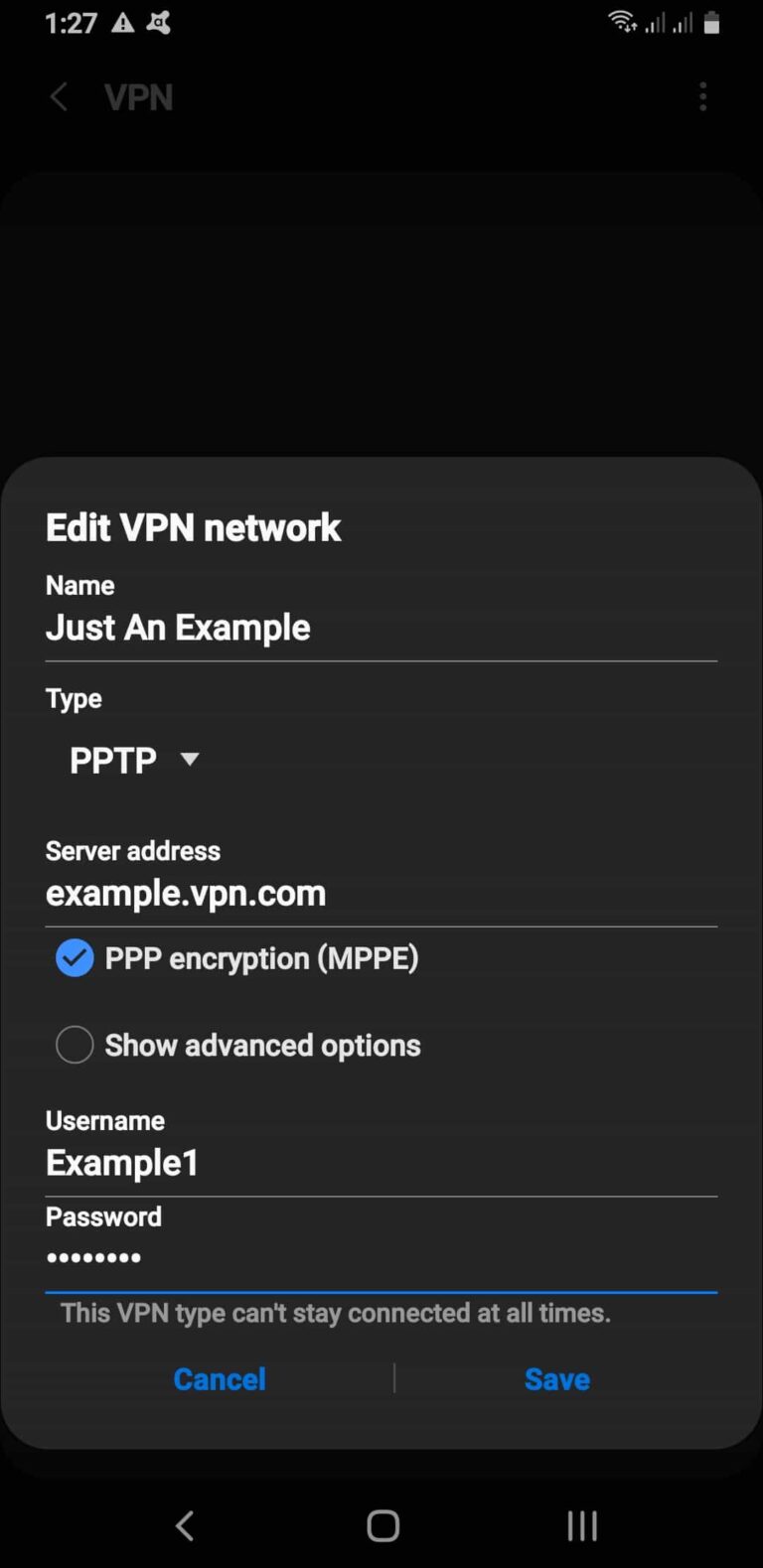 Does my phone have a built in VPN?