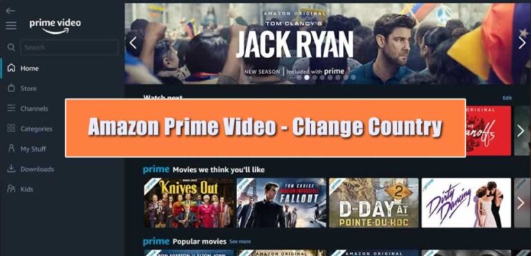 How do I trick my location for Amazon Prime Video?