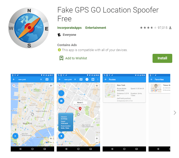 How to fake your GPS go location on Android?