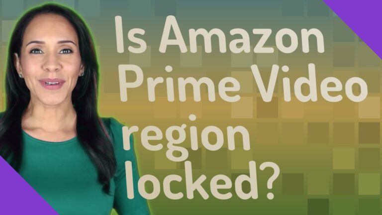 Is Amazon Prime region locked?