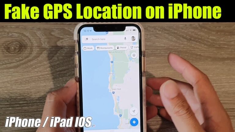 Is there a way to fake your location on an iPhone?