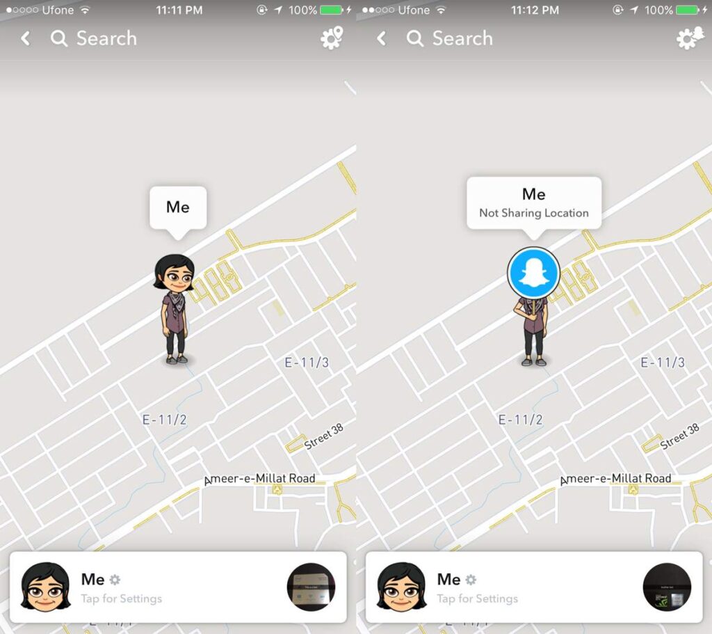 what does ghost mode on snap do