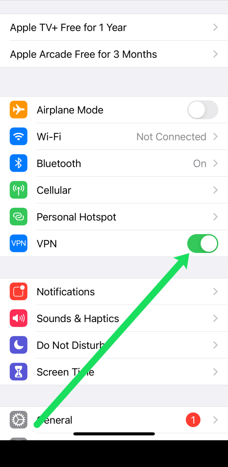 When should I turn off VPN?