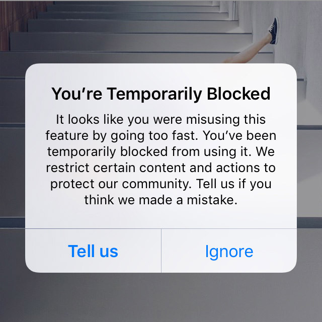 How long will my account be temporarily blocked?