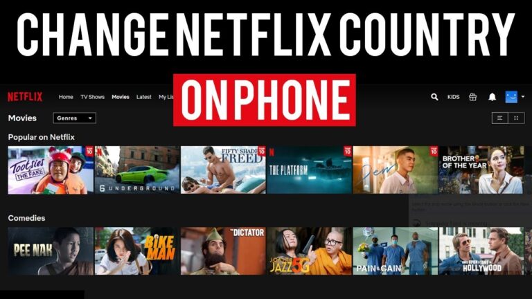 What happens if you change your location on Netflix?