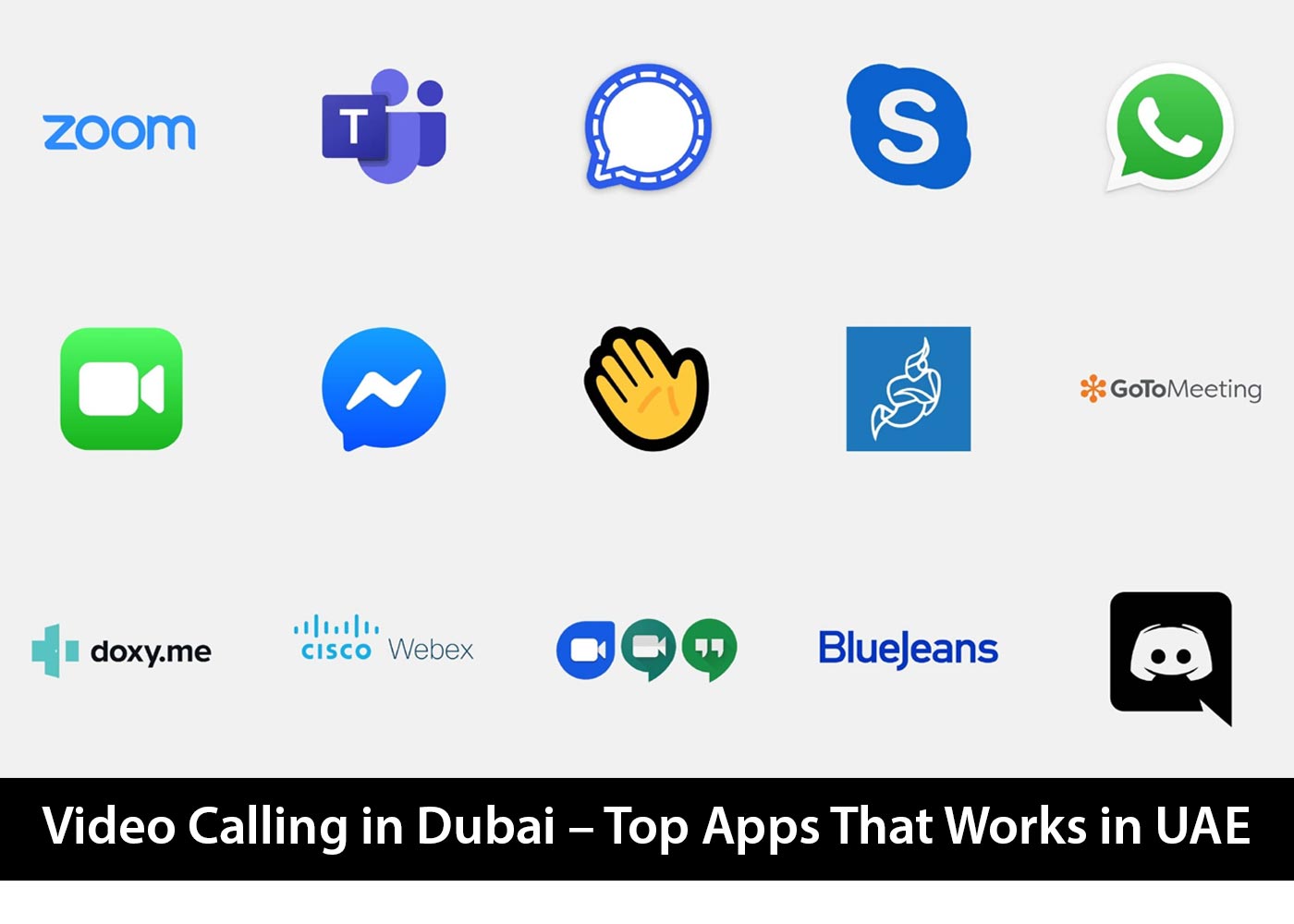 video call app allowed in dubai