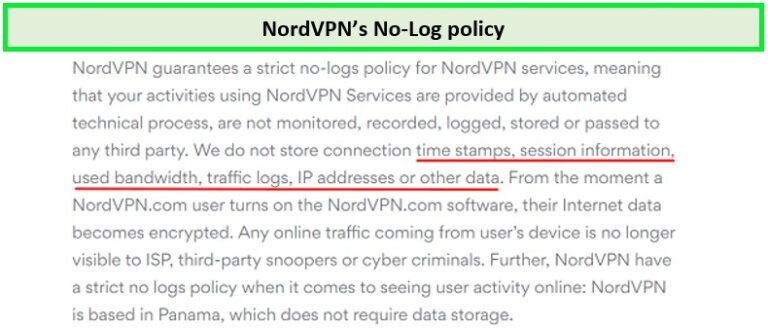 Does NordVPN log IP?