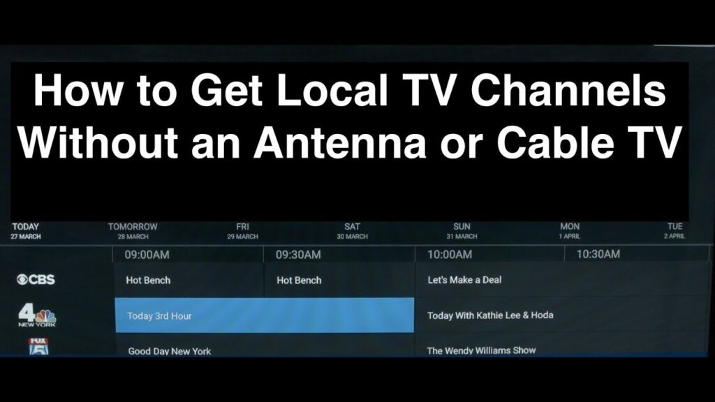 How do I get TV channels on my smart TV without aerial? — The Daily VPN