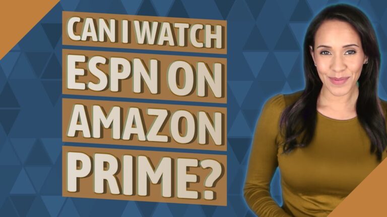 Can I watch ESPN on Amazon Prime?