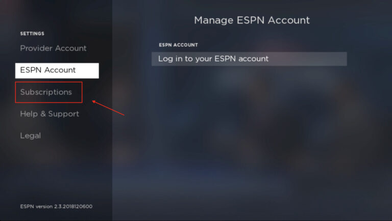 How do I activate ESPN on Roku?