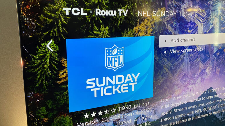 How much does NFL Sunday Ticket cost on Roku?