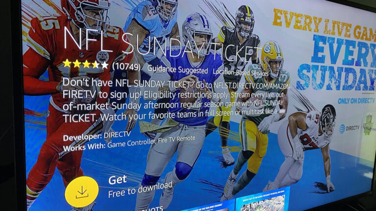 How much is NFL SUNDAY TICKET Firestick?