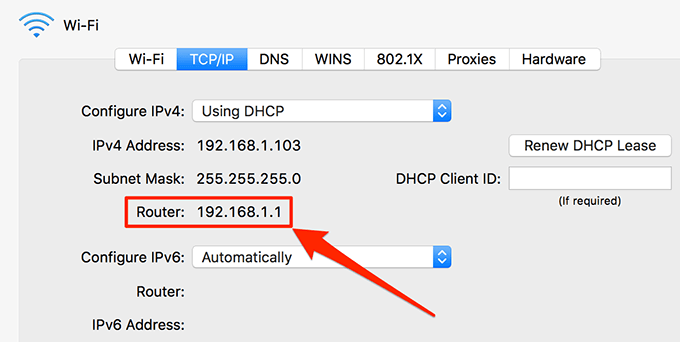 Is IP address based on Wi-Fi?
