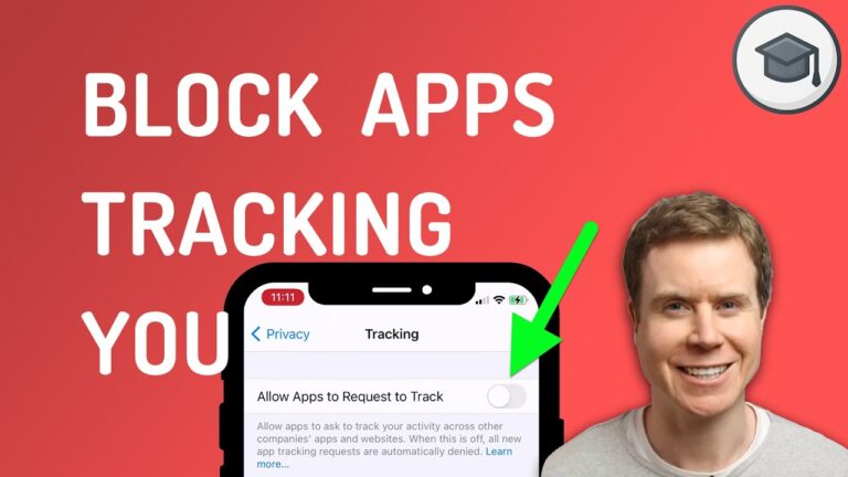 Can you block a tracking app?