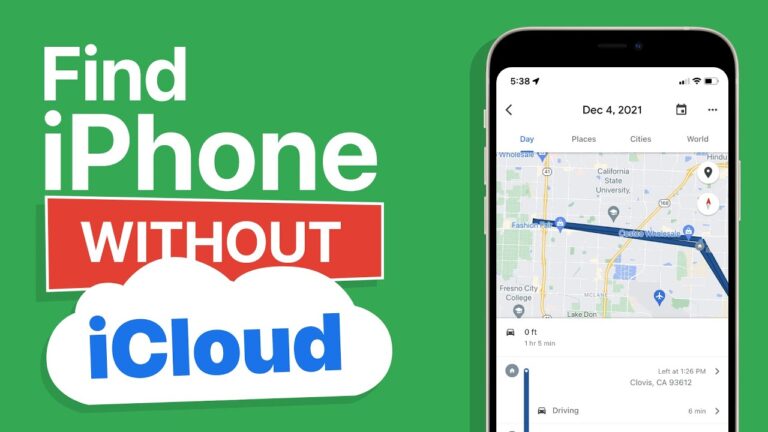 How can I track my iPhone without iCloud or app?