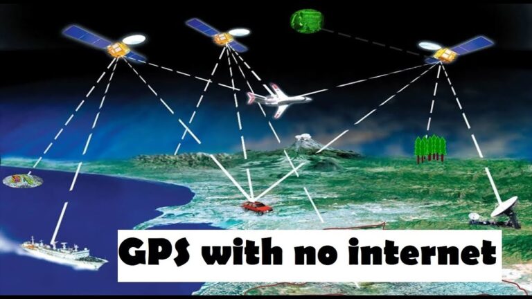 How does phone GPS work without internet?