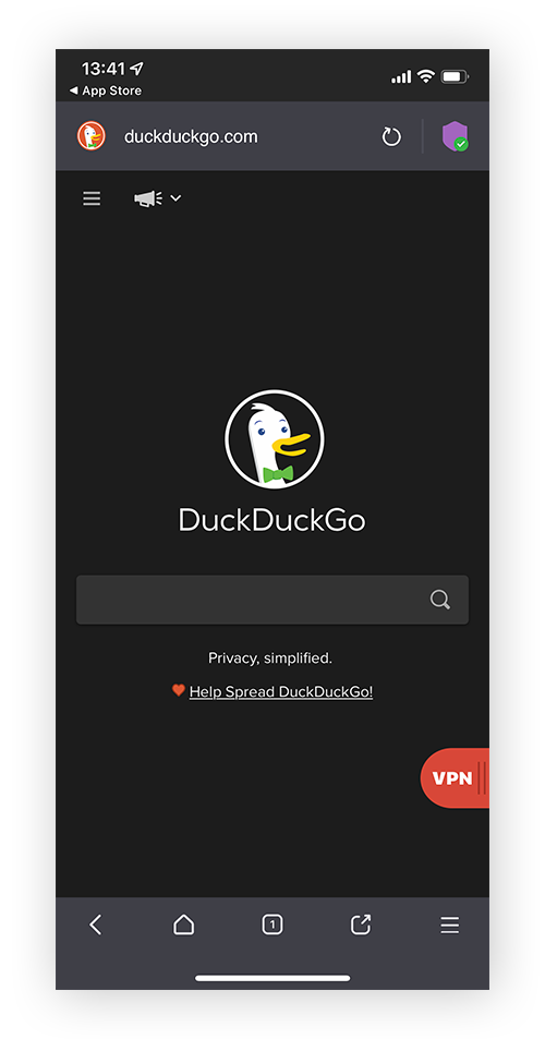 Is DuckDuckGo a dark web browser?