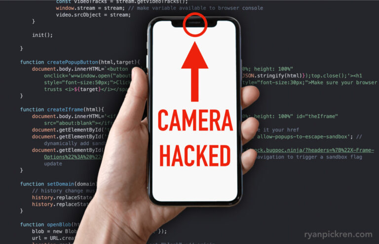 Can hackers hack your phone camera?
