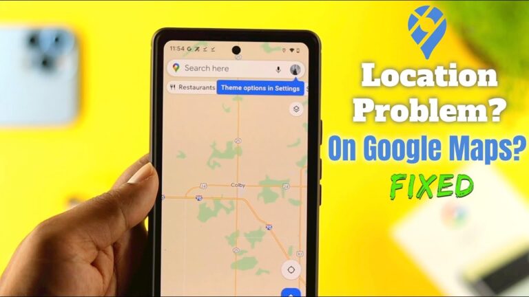 How do I fix the location on my Android phone?
