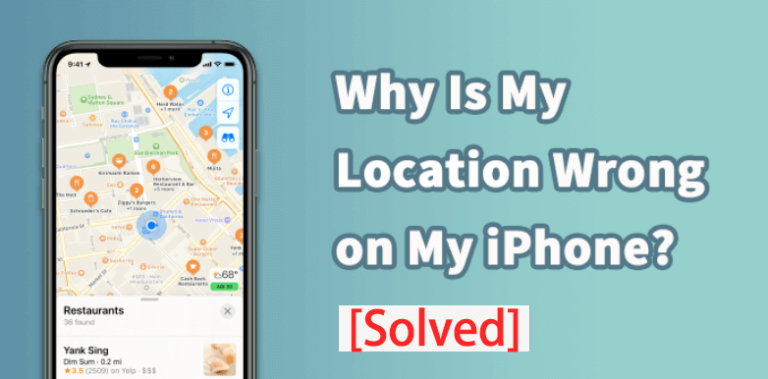 Why does my phone not recognize my location?