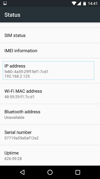 What is an IP address on a cell phone?