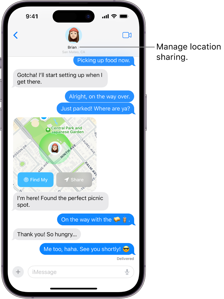 Can someone tell your location from Imessage?