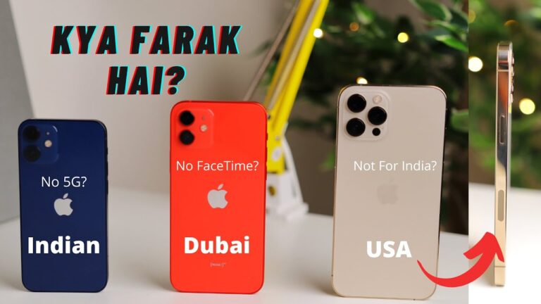 What is the difference between Indian iPhone and USA iPhone?