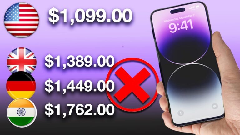 Why are iPhones more expensive overseas?