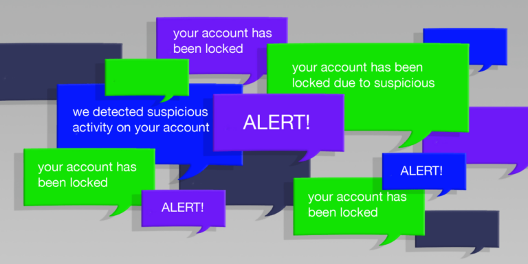 What happens if I open a suspicious text message?