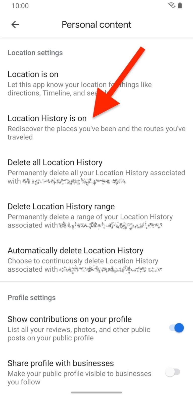 Why is my Maps history not deleting?