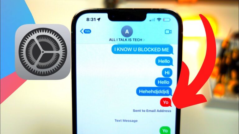 Can you text someone you blocked iMessage?