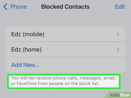 How do you see if a blocked number has called you on iPhone?