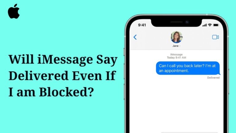 Why do my texts say delivered if I am blocked?